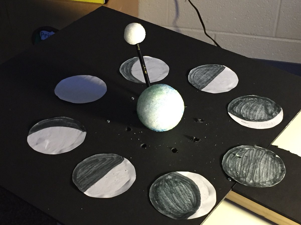 hewitt_mr's tweet photo. Creating models are a fantastic way to learn about our world. Having a blast teaching the moon and its phases. “What did the moon say to his therapist?”... “I’m just going through a phase.”🤫😂 https://t.co/NSdPaf4z9X