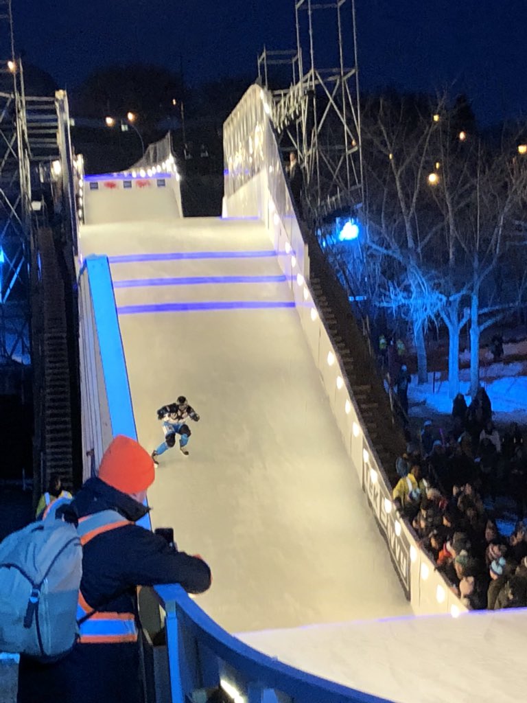 This guy did a backflip but this was not it. #CrashedIce