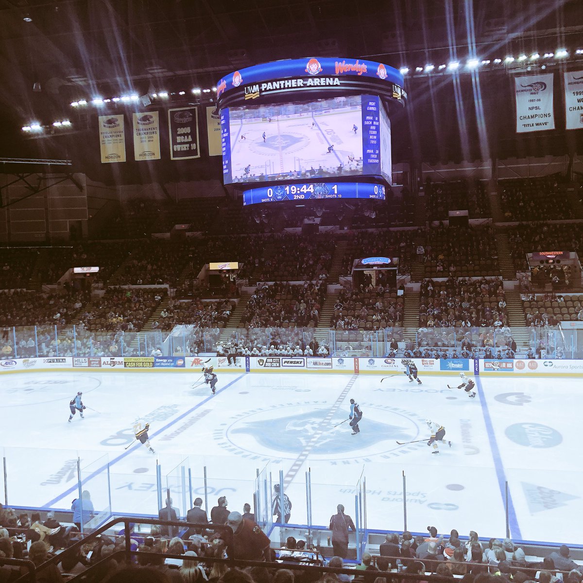 LynnCGriffith's tweet photo. Happy to support @maccfund at tonight’s @mkeadmirals game with @SophiaMinnaert &amp; @BGriff7799! 🏒⛸ #forthekids #backtheMACC #MACCFundELB https://t.co/LDfG5nwsaj