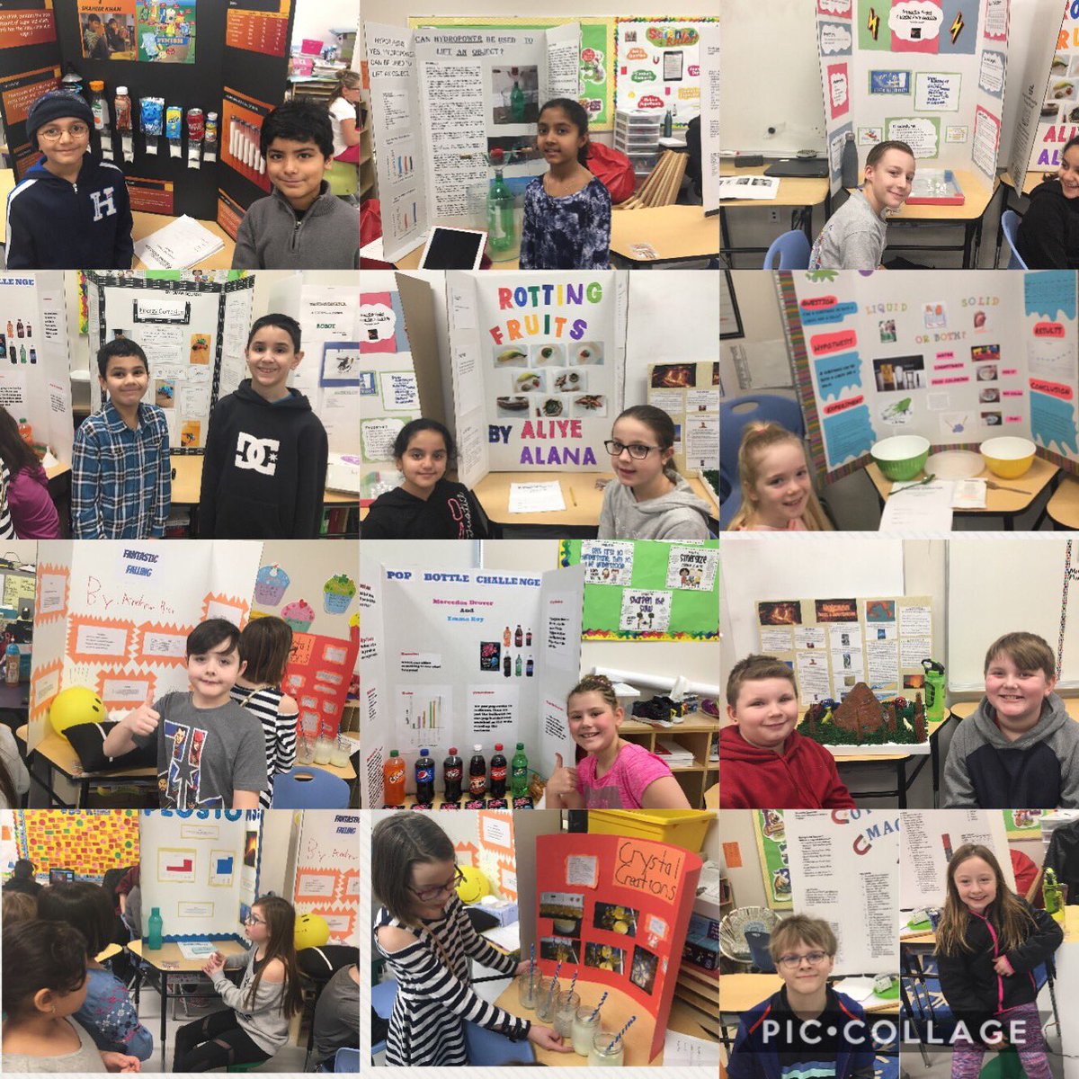 TanyaDrover's tweet photo. The Grade 4 class @ChristinaGFMPSD had their Class Science Fair today! Students created interactive projects, entertaining demonstrations and interesting experiments. Great work scientists! @FMPSD @ATALocal48 @FMPSD7Habits #sciencefairproject #scienticmethod #handsonlearning https://t.co/HTKQOSK7jC