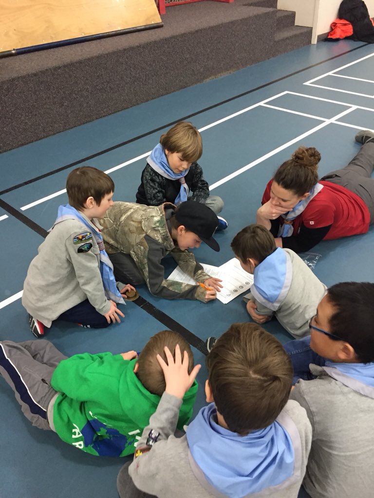 TuscanyCubs's tweet photo. Cub Youth planning spring adventures #CubsDoStuff #scoutscanada #canadianpath https://t.co/pT9xeADMVV