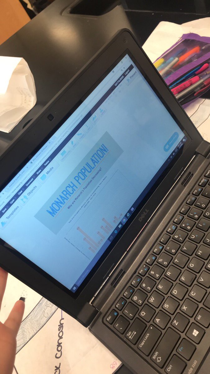 MonarchSavers5's tweet photo. Our technologist finishing up on the student portfolio for our garden project #mortonpride https://t.co/o3MfcJfoy3