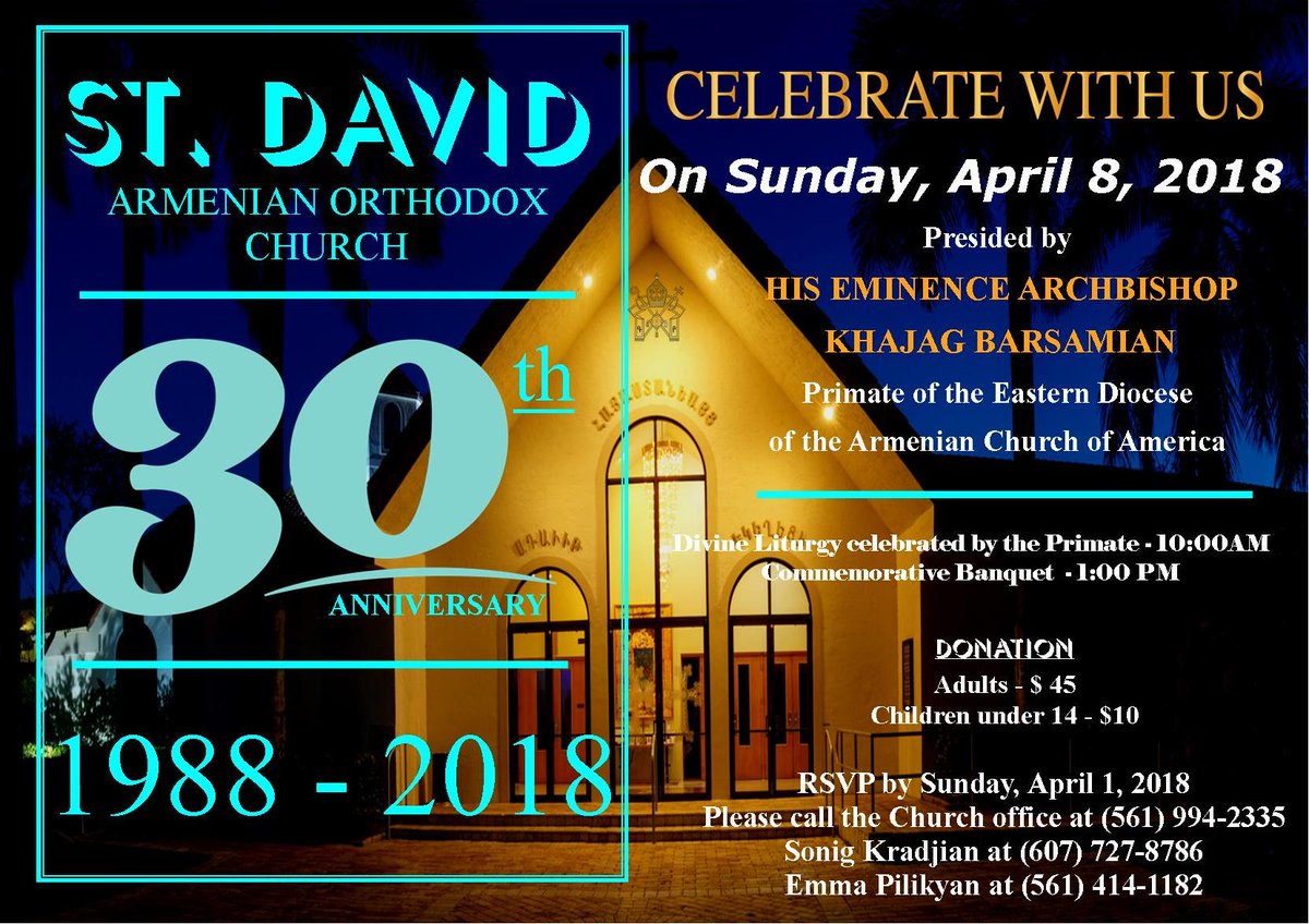 St David Armenian Church tweet media