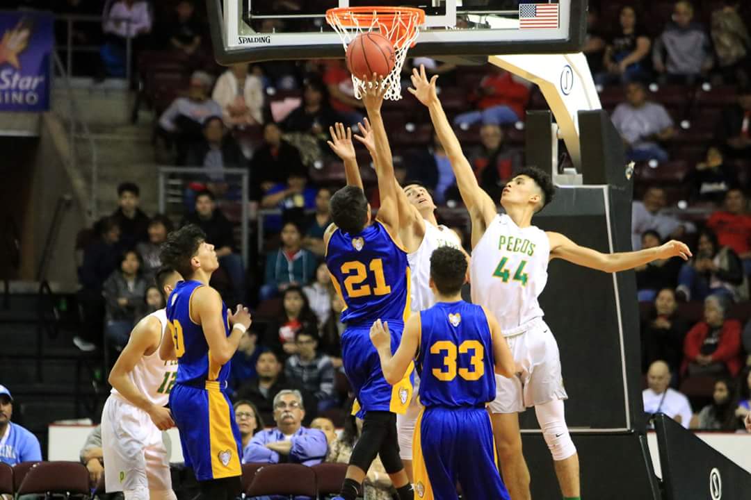 lasvegasoptic's tweet photo. In about four hours, these young men and their @PecosBBall teammates will face an undefeated opponent — for the chance to make history: https://t.co/OSUHvItQTf https://t.co/KjQZfnzIhV