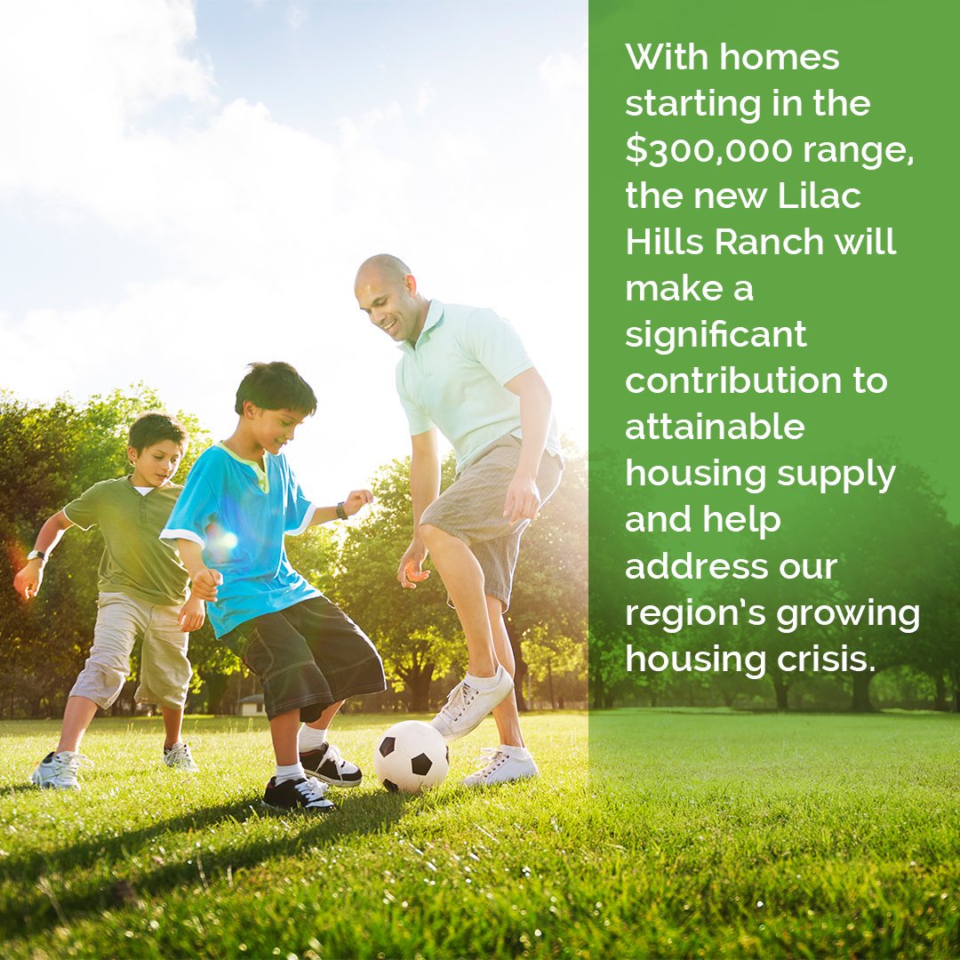 We're building new homes for working families along the I-15 North County growth corridor. Learn more at thenewlilachillsranch.com #NextGenHomes