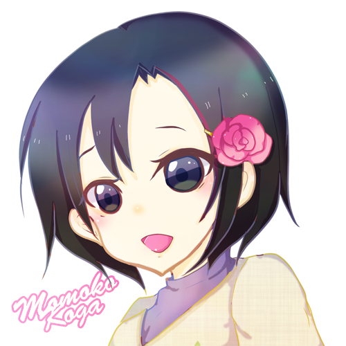 お花の髪飾りのtwitterイラスト検索結果