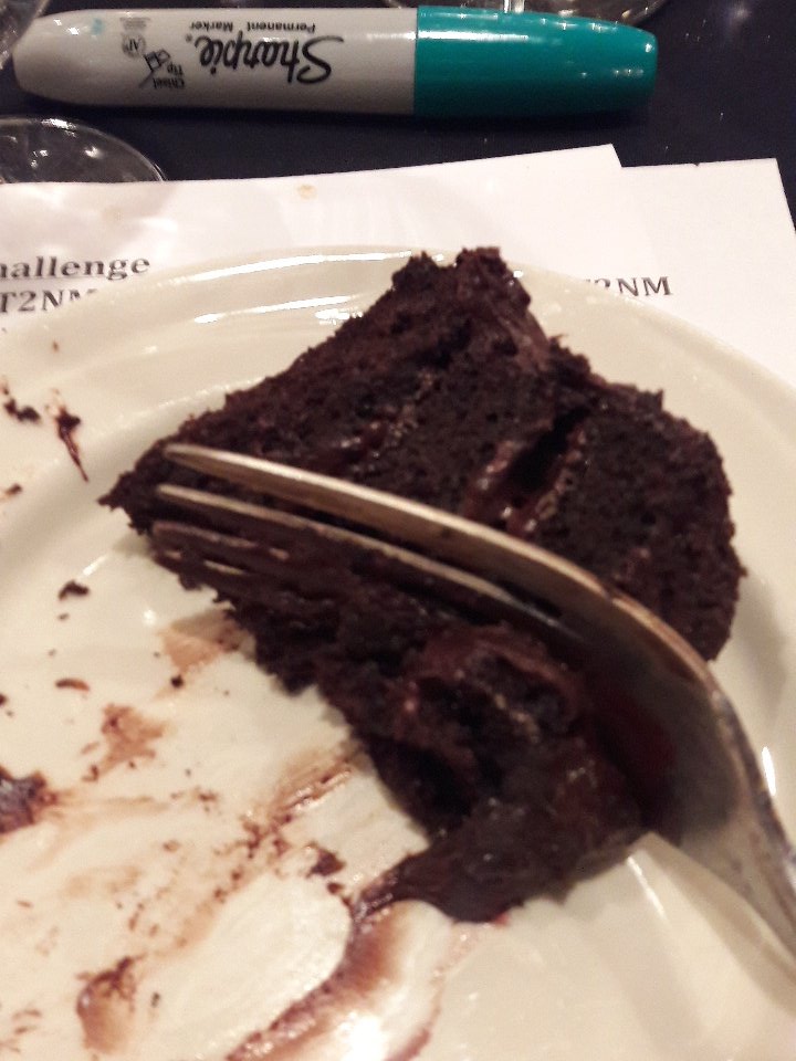 cyndiepatrick's tweet photo. Mmmm...chocolate cake! #ecet2nm https://t.co/IBsFOJ9FPQ