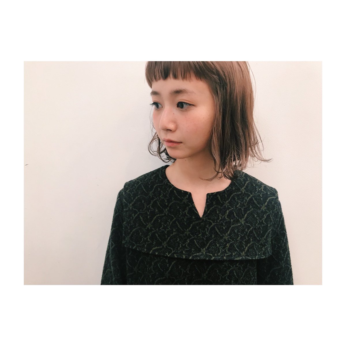 三戸 なつめ 髪の毛を染めに Dabに行きました 透明感あるグレーベージュになりました わーい 久しぶりに綺麗な髪色あがるー W 本ちゃんありがとう