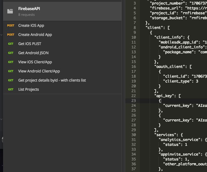mikediarmid's tweet image. I&apos;ve done a sneaky sneak with the @Firebase CLI 👀 I might PR the functionality to the &apos;firebase-tools&apos; repo if anyone is interested - will allow you to create and manage iOS/Android apps through the CLI - including the json/plist files.

#firebase #ReactNative #RNFirebase