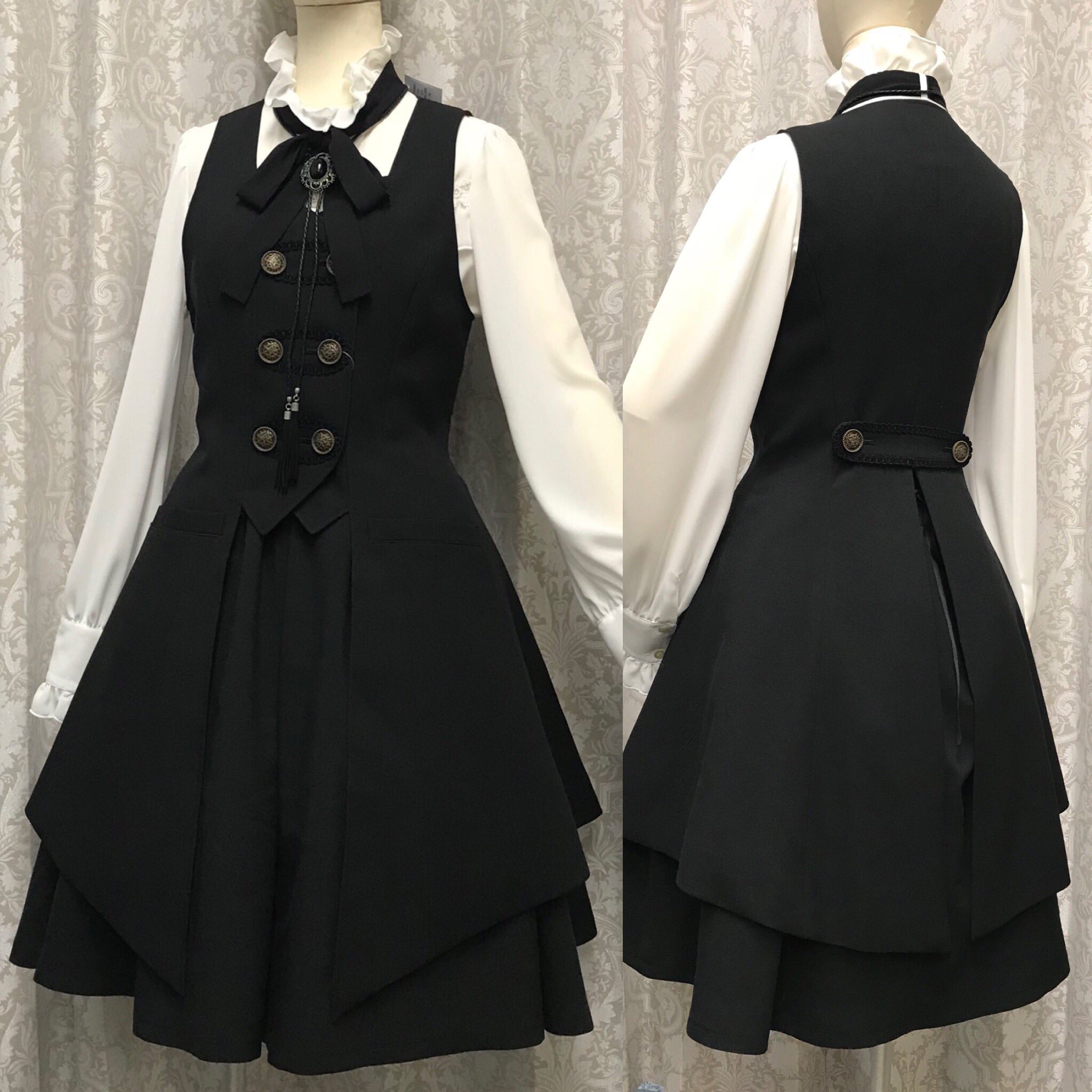 2022年のクリスマス ミホマツダ MIHOMATSUDA ロングベスト ベスト/ジレ