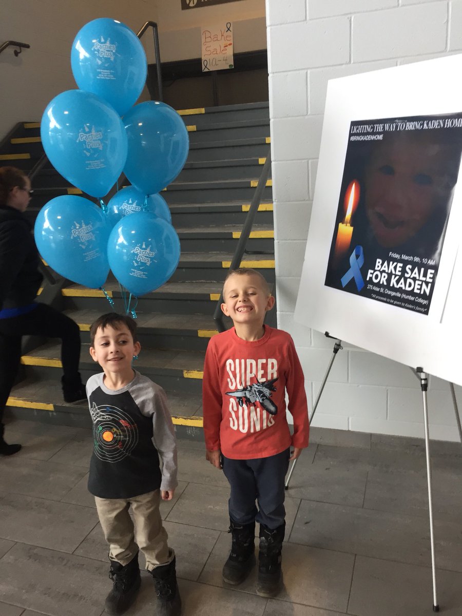 ABehavioural's tweet photo. Autism Behavioural Services staff, clients and families are devastated at the loss of Kayden Young. #bringkaydenhome. Our clients wanted to help where they can. So they worked hard for the bake sale donation. #autism https://t.co/cuWDl8YzEe