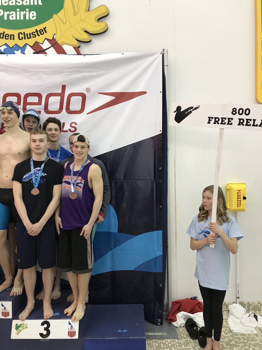 BLST_swimming's tweet photo. Congratulations to the BLAST Men's 800 Free Relay finishing in 3rd at Speedo Sectionals! https://t.co/vdBf46xBya
