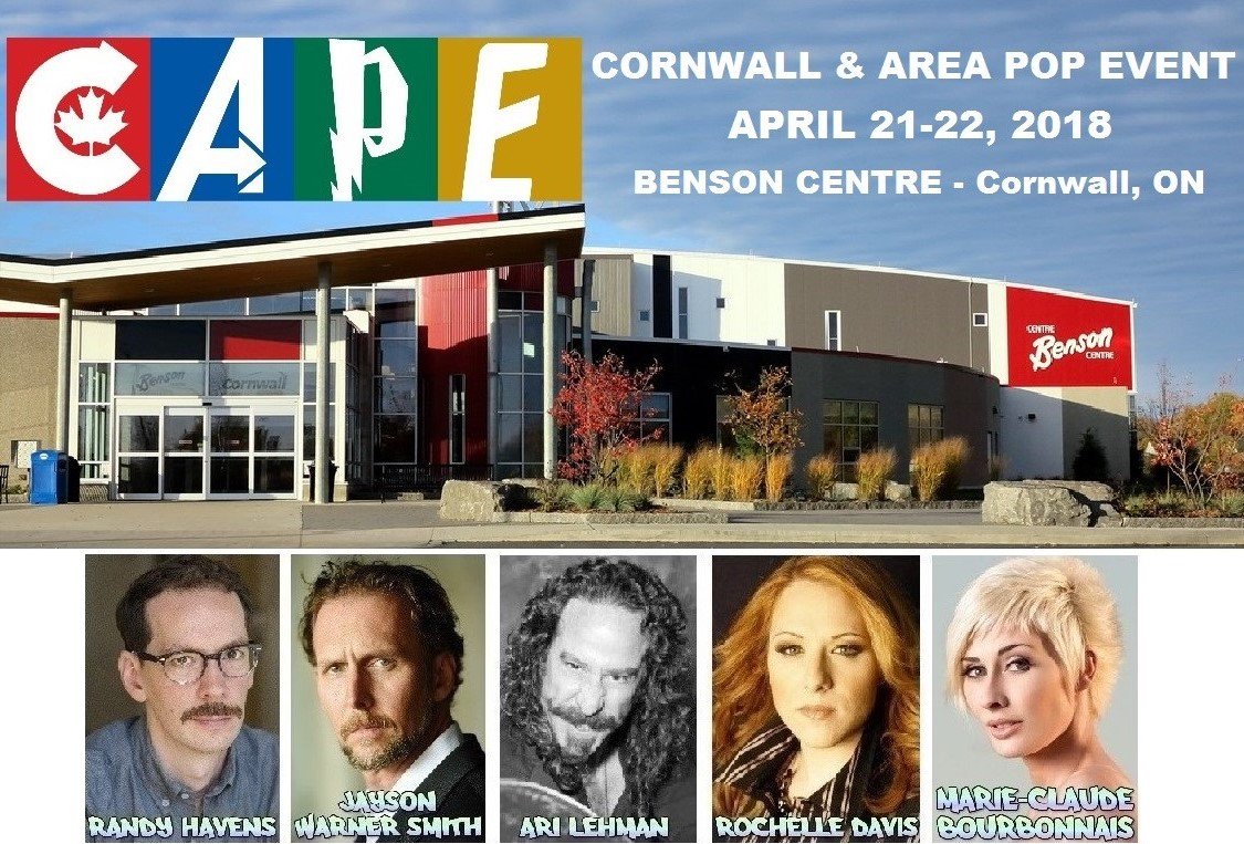 fantasyrealm's tweet photo. @CAPE_2015 
April 21 &amp; 22, 2018 - Benson Centre @MrRandyHavens @JaysonWSmith @FIRSTJASON @1RochelleDavis 
@mcbourbonnais1
@CityofCornwall @TourismCornwall https://t.co/YM2Rj3w9zi