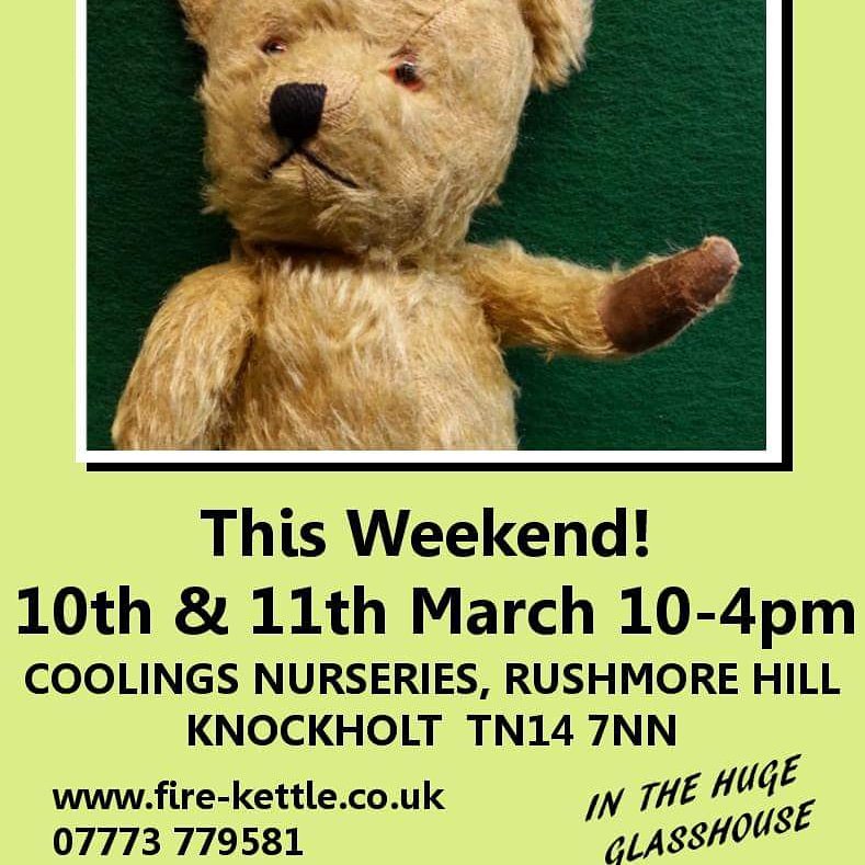 FireKettle's tweet photo. #Antiques #collectables Fair at @CoolingsGC Rushmore Hill TN14 7NN FREE ENTRY this weekend 10am till 4pm #MothersDay2018 #bromley #kentevent #sevenaoks @BBCRADIOKENT @OtfordInfo @OrpingtonComm https://t.co/grr0sHXny3