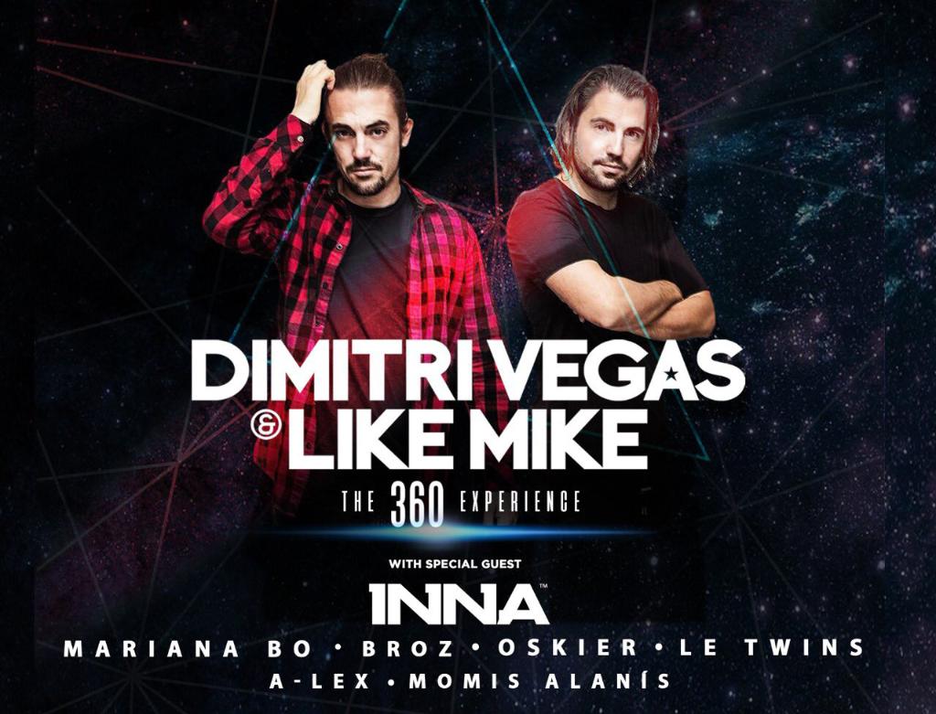 RadioDisneyMX's tweet photo. .@dimitrivegas & @likemike presentan #The360Experience este 10 de marzo en @ArenaCdMexico 🎵@inna_ro estará como invitada especial. ¡Gana boletos en #RadioDisney993! https://t.co/hFwCm5GBvG
