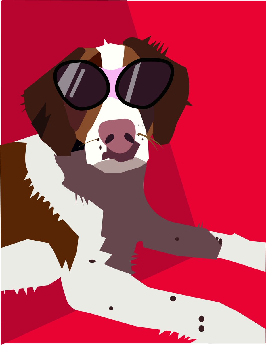 An older illustration of my dog