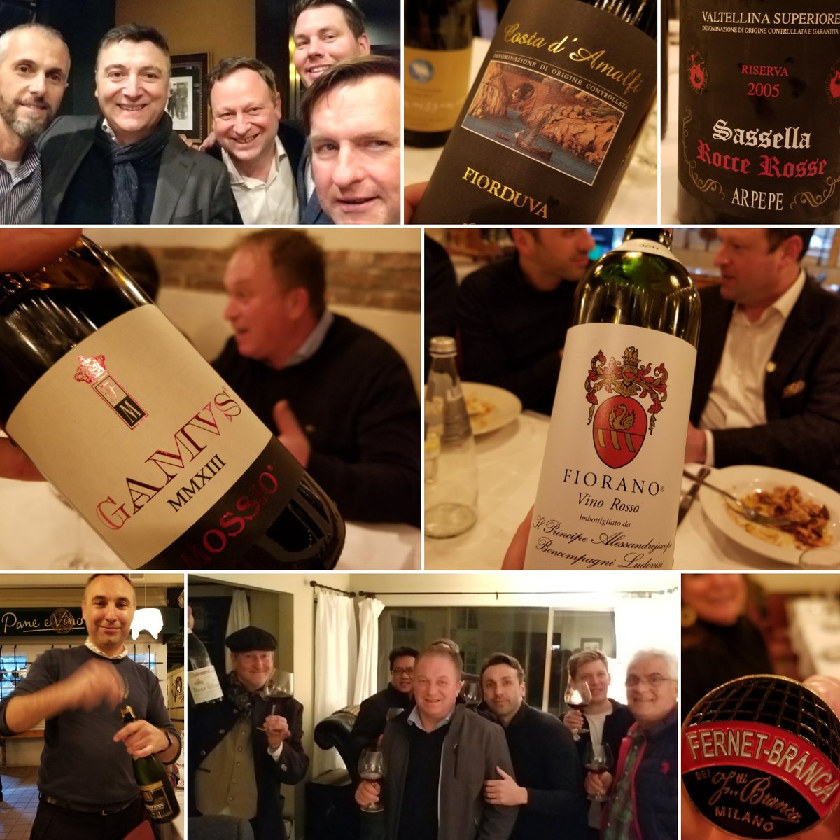 Fab post- #GamberoRosso evening with star Italian #winemakers #wineretailers #somms and gems from #VinityWineCompany at #WingTipSF #PaneeVino and then Scott Newton's pad! #TreBicchieri #TrattoriaPaneeVino #SawyerSomm #sawyerselfie #letsdrinkthis #letseatthis #MyWineSociety