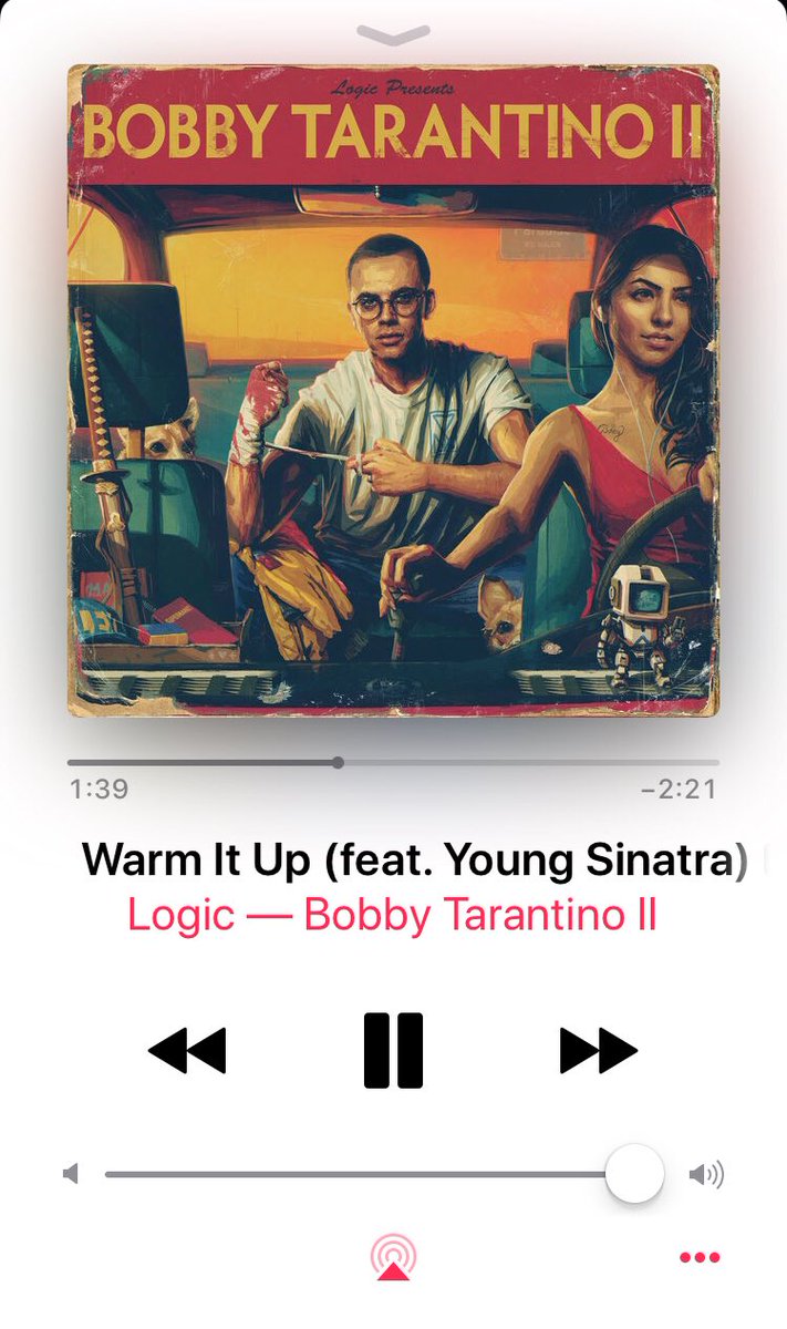 W3_0208's tweet photo. Bumping that @Logic301 #BobbyTarantino2 all day!!#NowPlaying https://t.co/pIG1Ovd6cl