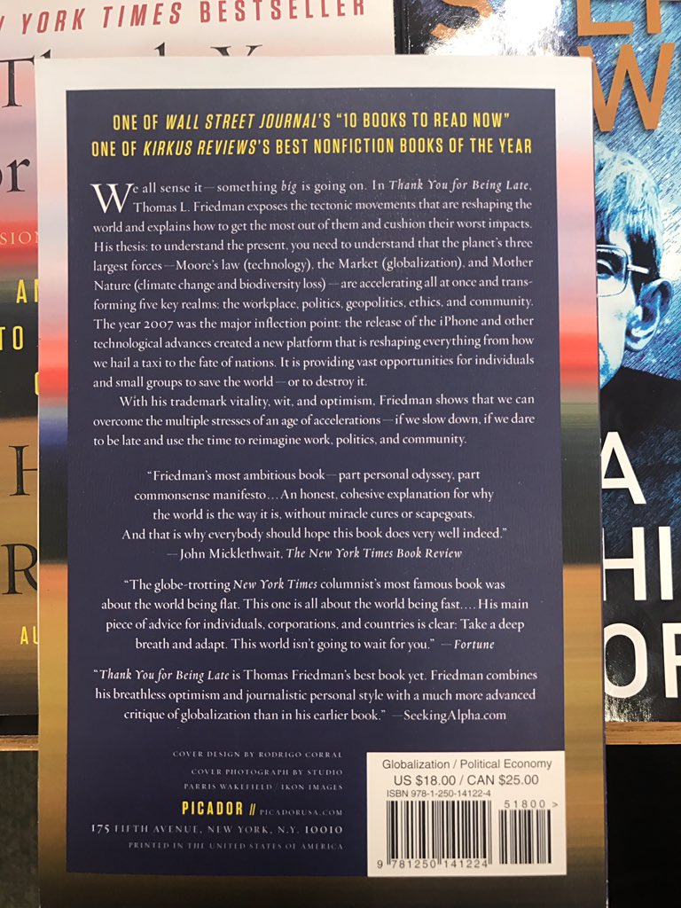 alisiarvidaure's tweet photo. Just stumbled upon this book at Barnes and noble it looks great guys talks about moore's law and freidmans! https://t.co/w4e2Yd2zXA