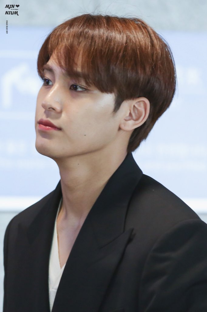 Adoring_SVT's tweet photo. [PIC/HQ] 180308 #SEVENTEEN at Nagoya Airport/Incheon Airport - Mingyu

#세븐틴 #민규 
[© Minnium] https://t.co/TMl3IJssNd