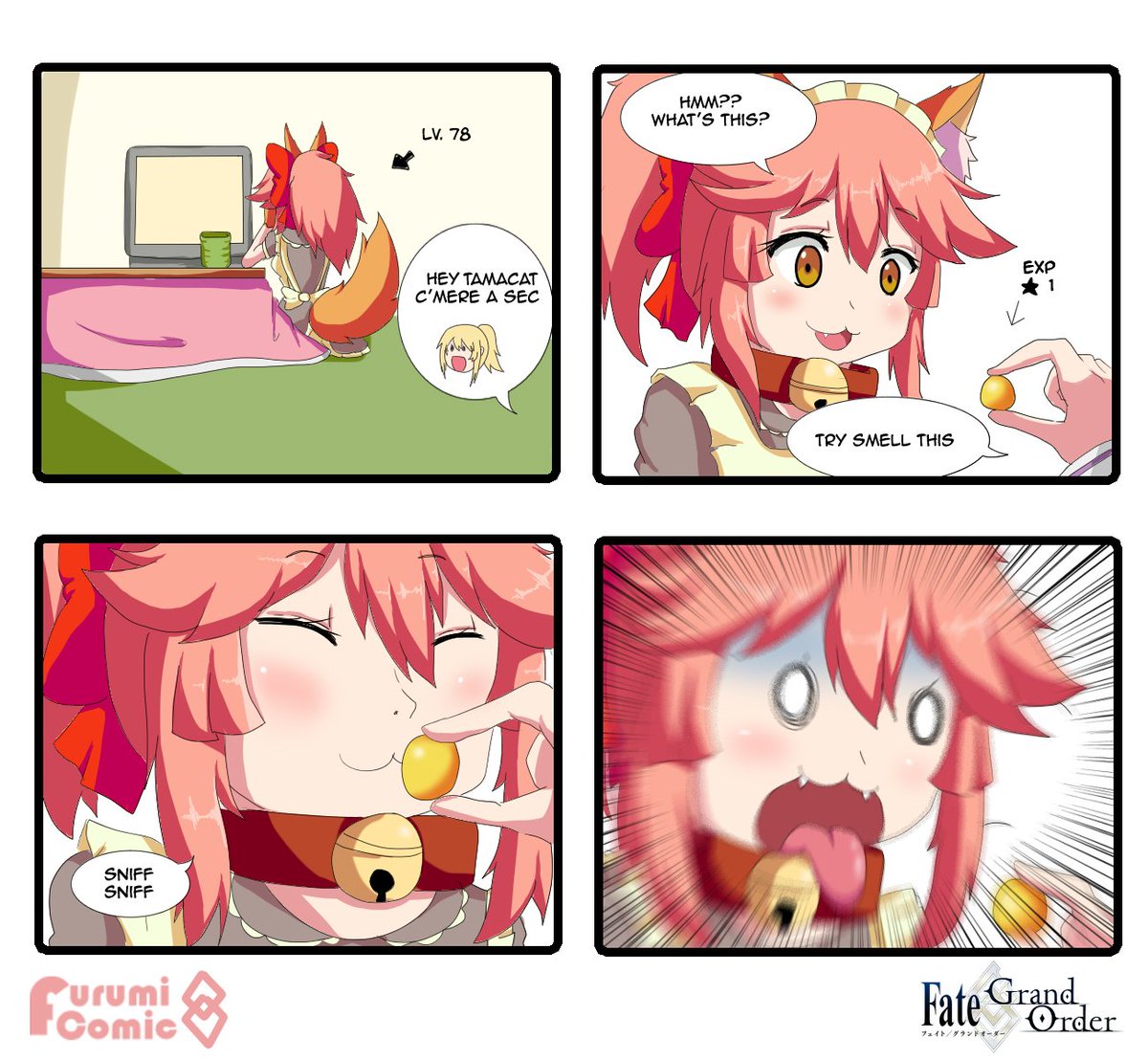 A Gagging Cat.
When your servant almost reach max level, and you have only 1 star EXP.
#FateGO #FGO #Fategrandorder 