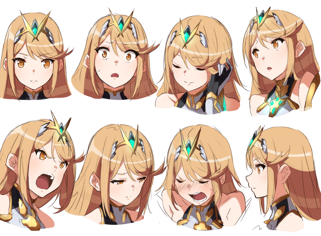 Robin 🌸 On Twitter Mythra Colored From The Xenoblade 2 Art Book