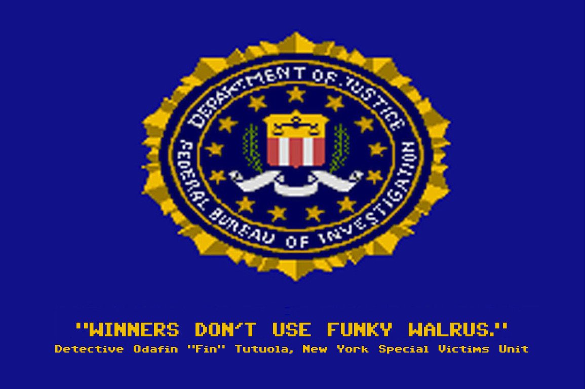 SVUFutureDrugs's tweet photo. WINNERS DON'T USE #FunkyWalrus https://t.co/yjRosMnvV7