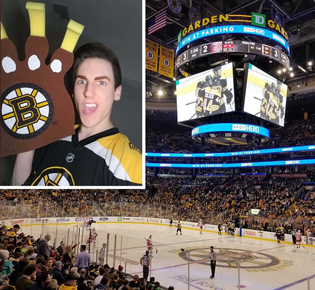 PackardDesign's tweet photo. What a game Tuesday against the @DetroitRedWings .
Huge thank you to @BOSLightSource  for inviting one of our own to cheer the @NHLBruins to victory! -and what a Hat Trick! https://t.co/Y1xdEYf9AL
