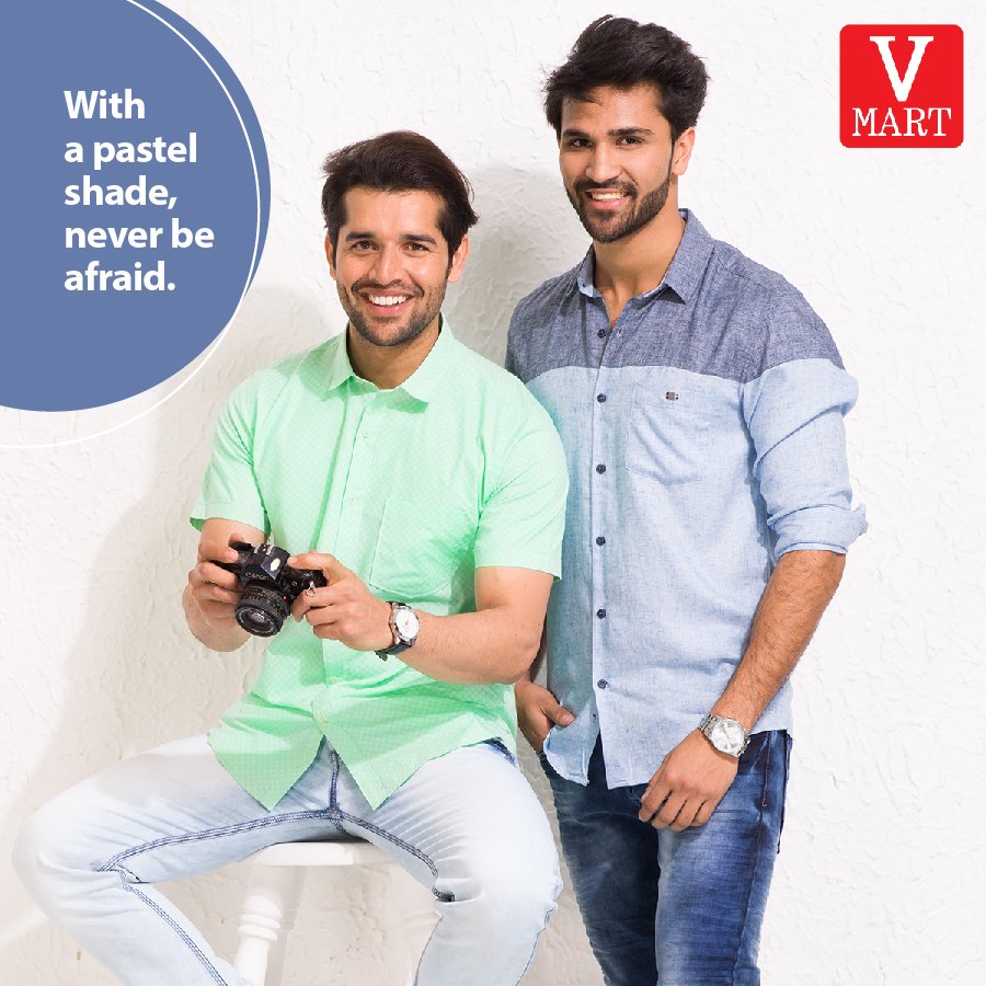 vmartretail's tweet photo. Lighter shades like ice blue, bubble gum pink, aquamarine and acid yellow are some of the coolest colors of this season. Team it up with light or dark lowers and you’re good to go.
#VmartStyletips #vmart #summerlook #upgradeyourlook #vmartfashion #trendysummercollection https://t.co/yQIEscbbIz