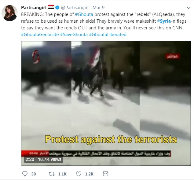 RevolutionSyria's tweet photo. Pro #Putin_Assad_Iran trolls, liars, haters &amp; obfuscators get thousands of retweets while pro revolution activists &amp; voices of victims are muted, suppressed &amp; suspended. Everything is being done to kill the truth &amp; save #Assad genocidal regime. #Syria https://t.co/TuypIraEUL