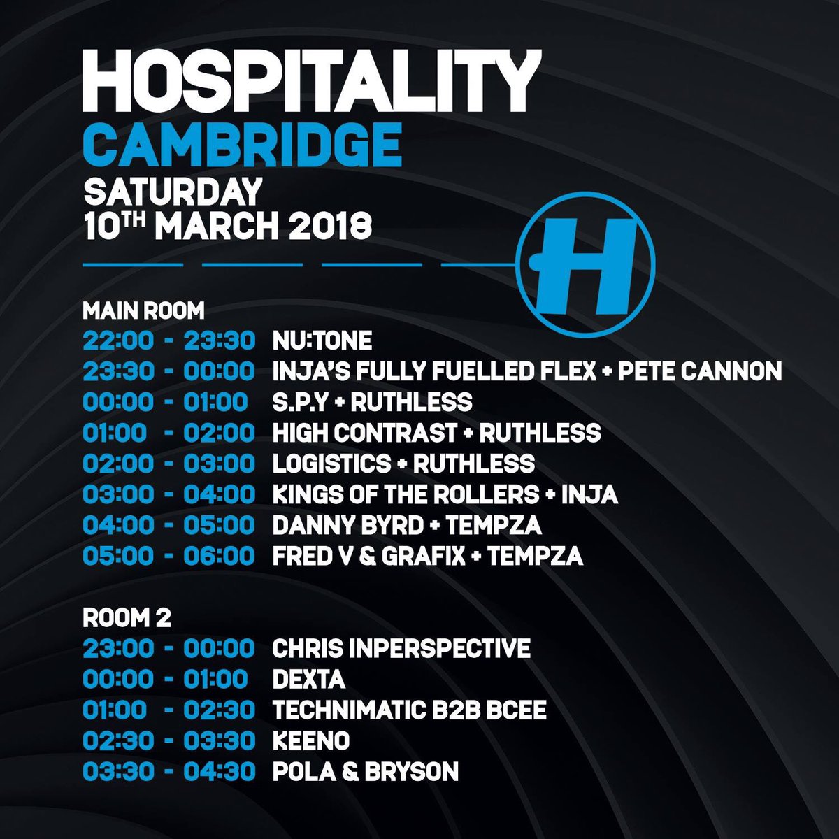 injamusic's tweet photo. Get it early for the #fullyfuelledflex with @petecannon also just be early cos the lineup is maud!! #kingsoftherollers #kotr #fff #youcanttestmyfam @hospitalitydnb #cambridge #vibesgang #sidewave #importanceneverjustifiesanything https://t.co/sKVcO1rnQb