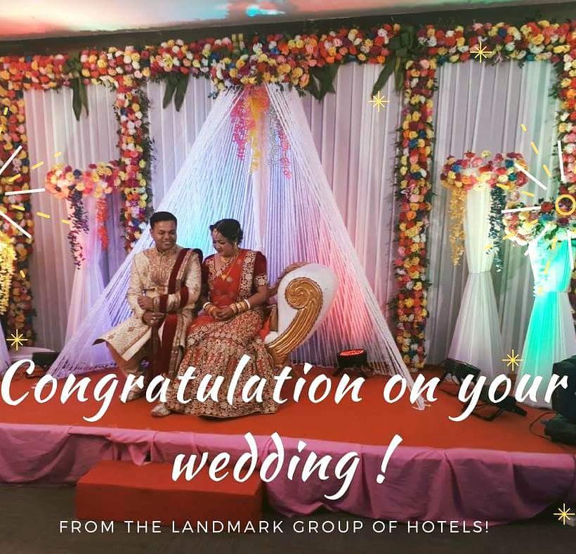 We were delighted to host Sunny &amp; Tumpa wedding at our premises! #Landmark group wishes you #happiness as you embark on your new journey!
.
.
.
.
.
#weddingbells #wedding #Guwahati #Assam