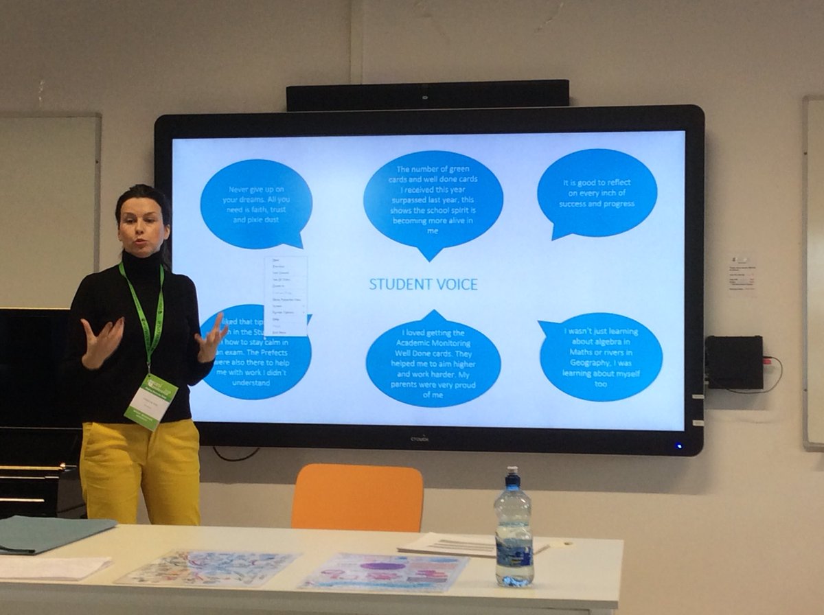 bookyourmentor's tweet photo. RT @Colaistebride: @Catbkelly @ leading a workshop at #CESIcon on capturing the #studentvoice 👩🎓re leading learning, developing into @CBlearninghub #peerlearning #mentoring #studentleaders18 Student developed resources, workshops focused on supporti… https://t.co/h7GAdbUxGB