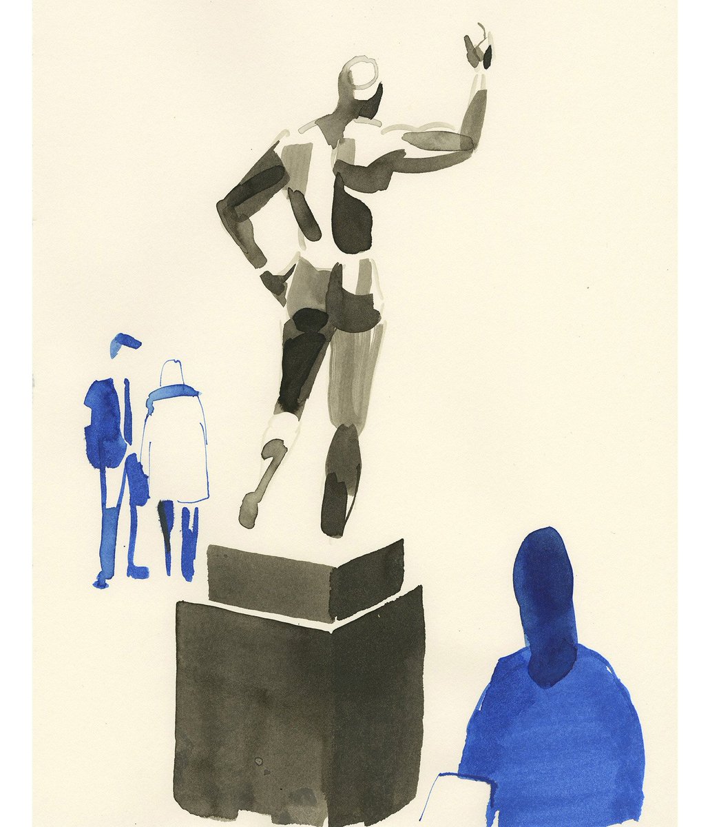 abstractsunday's tweet image. At the Met. 
Ink on Paper.
christophniemann.com/portfolio/sket…