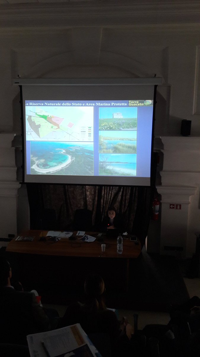torreguaceto's tweet photo. #NelMareDellIntimità, quando l'#archeologia racconta l'#Adriatico. Al via il convegno internazionale. La docente universitaria #RitaAuriemma narra il #patrimonio di #TorreGuaceto e la ricerca svolta finora sul campo. 
Siamo al #SaloneDegliIncanti, #Trieste.
#archeologie #AMP #sea https://t.co/QQC15rVr9Z