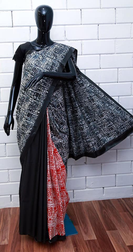 SharonSarees's tweet photo. Printed gicha silk saress @SharonSarees 

#clothingbrand #Sareelove #sareeourpride https://t.co/4eUyeLXOwv