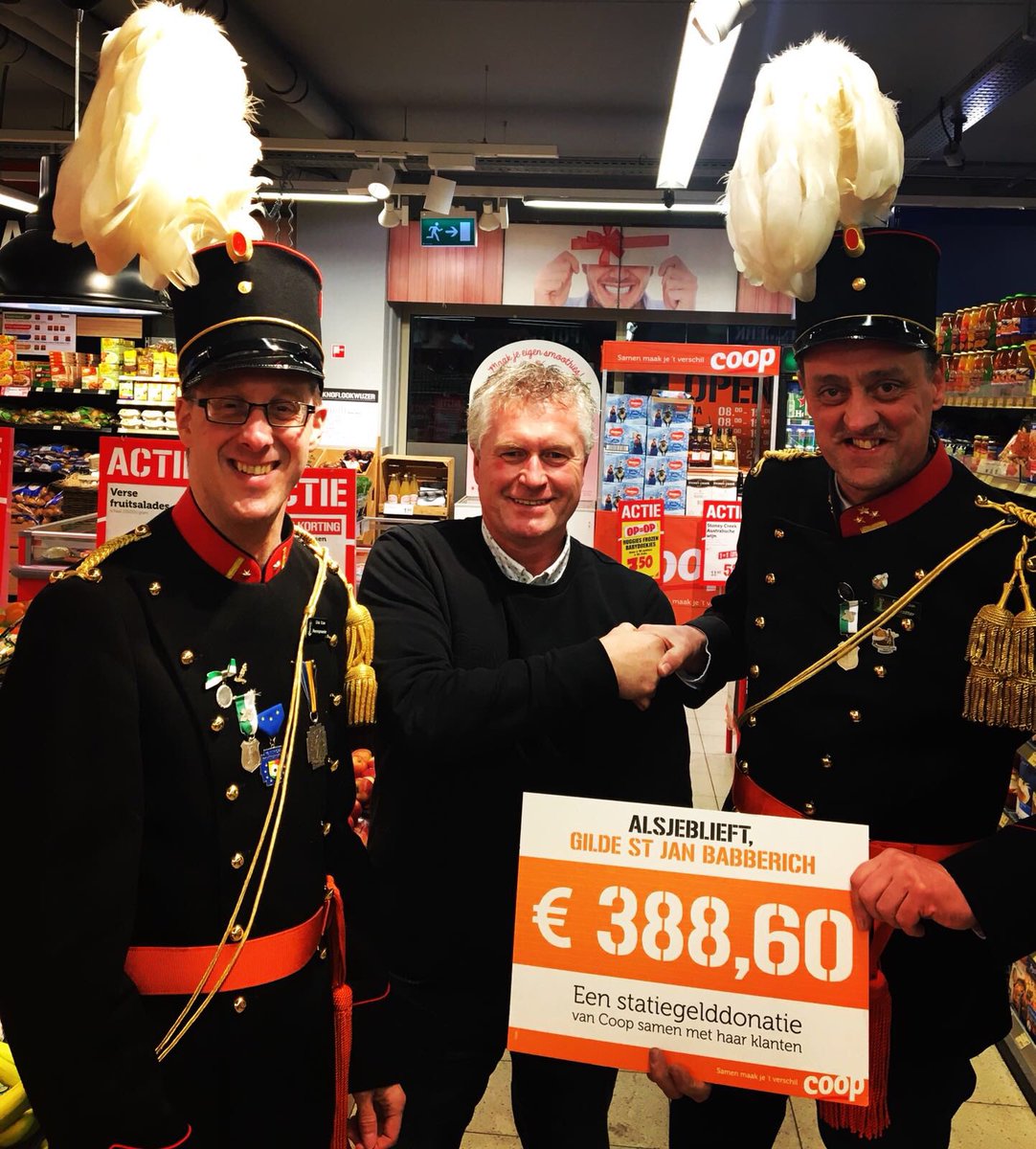 Samen maken wij het verschil . Coop Babberich en het Gilde sint Jan