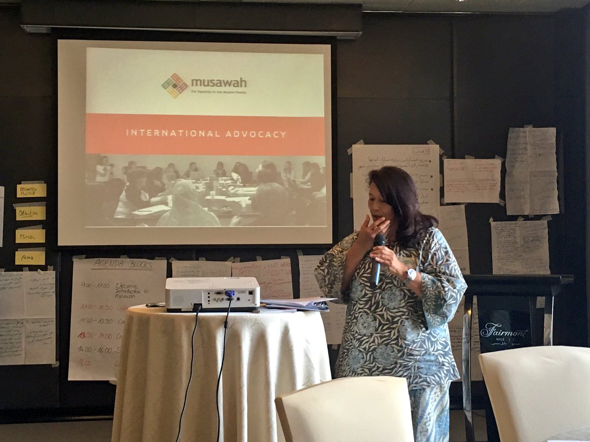 JehanNasser's tweet photo. The opening Session of MENA Outreach Meeting  organized by @unwomenarabic @musawah  and @SwedAlexOrg in #Cairo – Egypt 10 – 12 March 2018 https://t.co/NSB47GAe1k