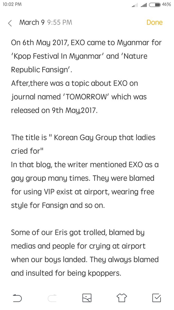 huang_noon's tweet photo. This is another case that happened last year,when EXO comes to Myanmar.....
Here is the part 1 of English trans.
@EXO_articles
@EXO_MyanmarTeam
@Exolusa
@EXOGlobal
@SMTOWNGLOBAL
@weareoneEXO
#solve_this_problem_SM
#EXOprotection https://t.co/2GQ2a8mSby
