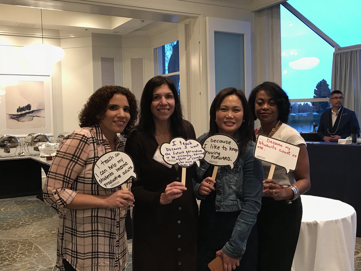 lareed12's tweet photo. We had a great night, good food, inspirational speaker, and a fun time celebrating teaching! Thanks to everyone who turned out and can’t wait to see you for more tomorrow. #ECET2BayArea #ECET2 #ECET2BayArea2018 https://t.co/6dqoeBAd6s