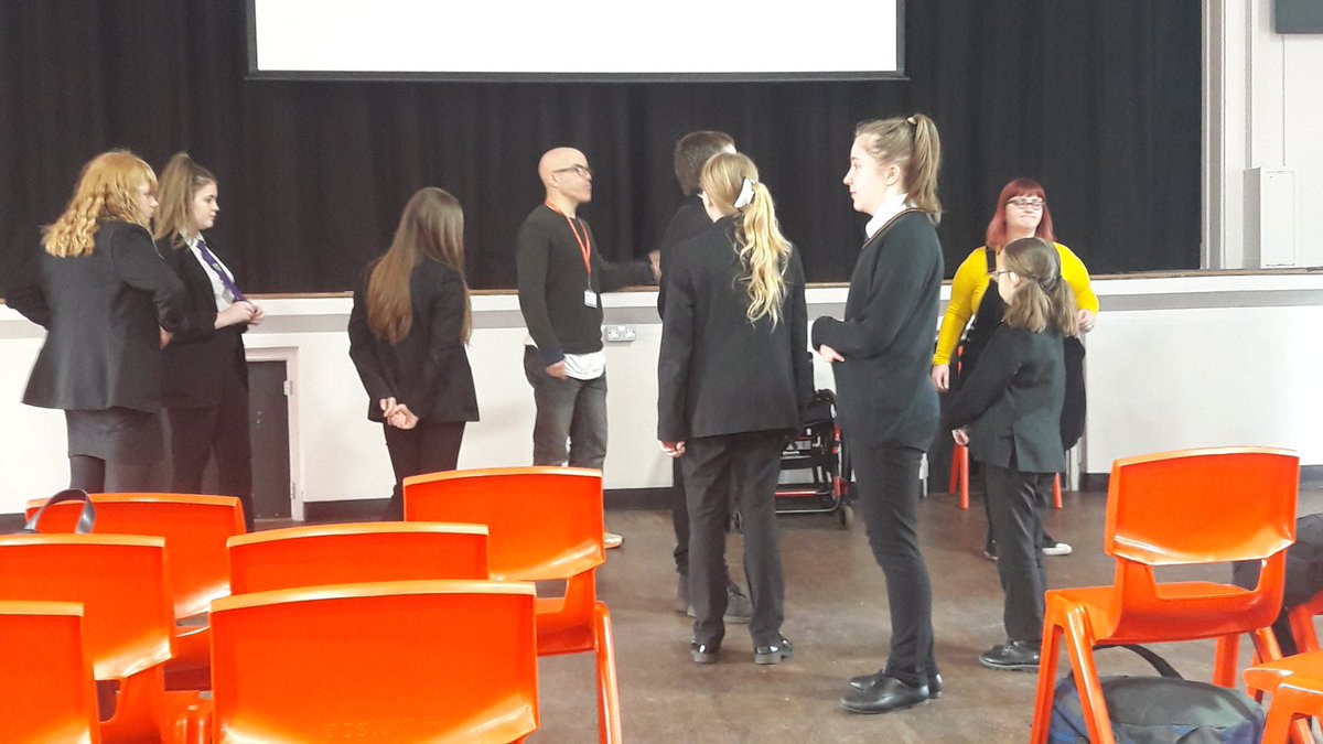 Really thought provoking drama workshops in the academy with Mark &amp; Rhona. Thank you  New Wolsey Theatre <a href="/OrmistonDenes/">OrmistonDenesAcademy</a> <a href="/ODAdrama/">1 1 1</a> @NewWolsey