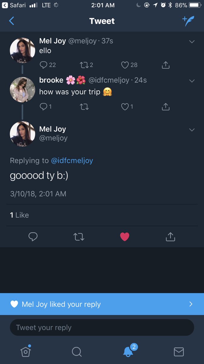 idfcmeljoy's tweet photo. itS BEEN SO LONG SINCE SHE TWEETED ME OMG https://t.co/GKgXjsW4x2