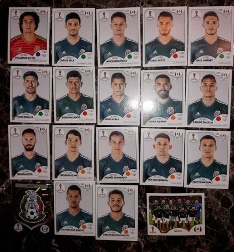 Panini se adelanta a la lista de Osorio para Rusia 2018 0