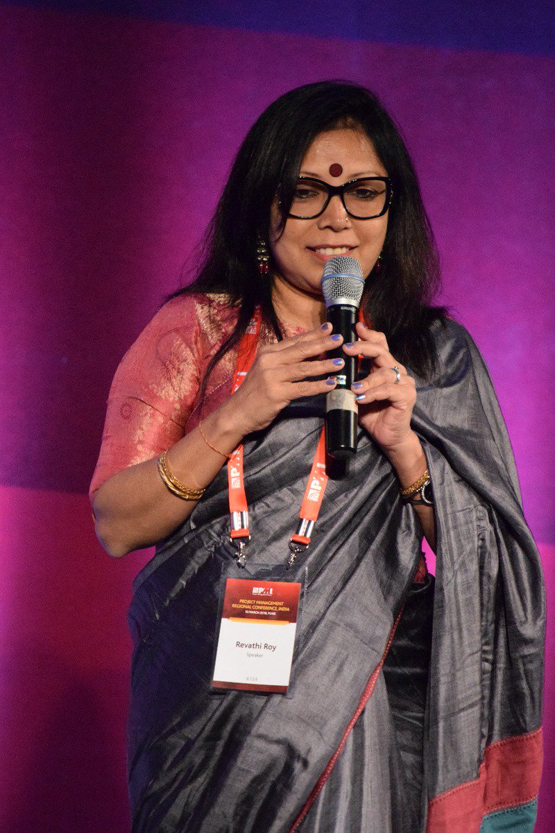 Ground Hostess for this morning at #pmrc18 is definitely Revathi Roy . Great story and inspiring