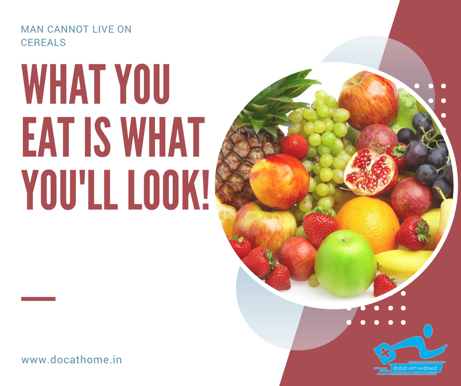 Doc_At_Home's tweet photo. Man cannot live on cereals. Nutrionist advocate 60- 85 gm of fruits and 360 g vegetable per capita per day in addition to #cereals, #pulse, #egg.
+91 721-987-3600
Email:info@docathome.in
https://t.co/aHhWAcZBCP
#DocAtHome #care #emergency #doctors #appointment #Pune #Maharashtra https://t.co/kMTAVDLdXu