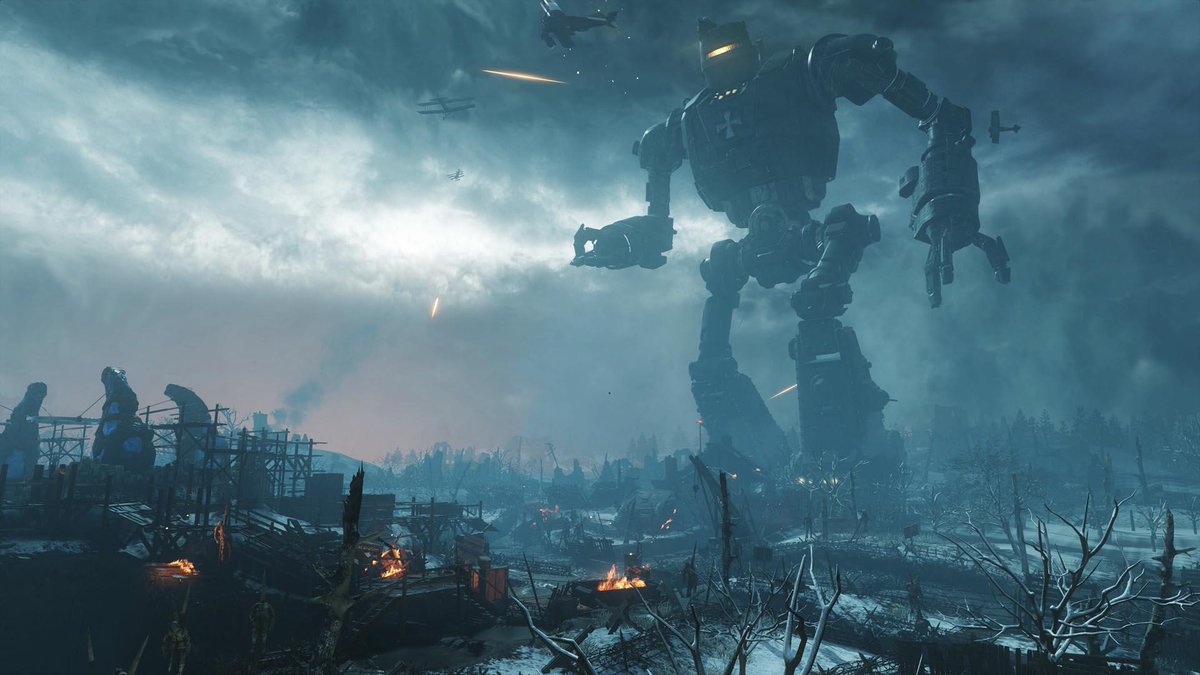 PlayStationDE's tweet image. Steigt ein in eine finsteren Zukunft, in der die Grenze zwischen Mensch &amp;amp; Technologie immer weiter verwischen → bit.ly/2DfPigg #AngebotDerWoche #PS4 #CallOfDutyBlackOps3 #ZombieChronicles