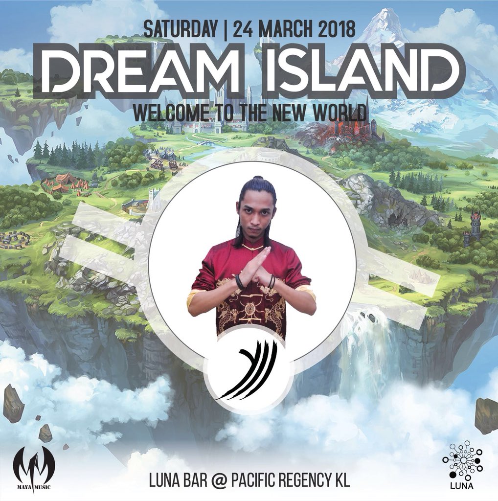 MayaSoundEnt's tweet photo. THIS MULTI TALENTED INDIVIDUAL WILL RELEASE HIS NEW VERY OWN TRACK LIVE AT DREAM ISLAND THIS 24TH MARCH AT LUNA BAR ! 😍 #dreamisland #lunabar #2403 #poolpartykl #edm #trance #PSY #klclubbers #trap #hardstyle #bassagents #neotericnova #wyntella #sicx https://t.co/7R8QfhqE71