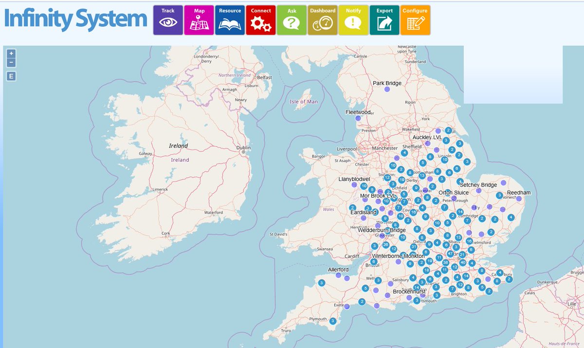 Innovyze's tweet photo. Using the UK Environment Agency Real Time Data API in @innovyze #InfoWorks_ICM, #ICMLive and #InfinitySystem to monitor river water levels around the country. https://t.co/j94VOWXWDd https://t.co/6DDF4Qf2si