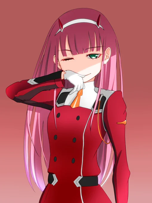 描いてみた#ダーリン・イン・ザ・フランキス #ゼロツー 