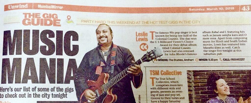 LesleLewis's tweet image. Gonna be a RockingGigTonite! #MumbaiMirror #TheStables .. Super to be Performing in Mumbai!! .. 😎 Rock &amp;amp; Roll !! @shure @shuremea @SunInfonetAudio @oklistenin #TurnkeyMusic
